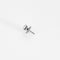Boucles d'oreilles Boutons d'oreilles en or blanc et diamants 58 Facettes AUX1373X2