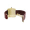 Montre Montre Cartier, « Square » en or jaune et cuir. 58 Facettes 35327