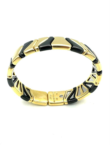 Bracelet MARINA B. Bracelet or 18K et émail 58 Facettes