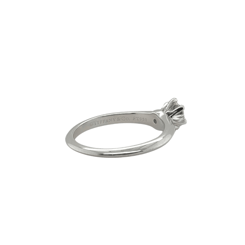 Tiffany and Co - Solitaire Platine - 0,61 carat