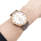 Montre Montre Omega "Seamaster De Ville" or rose, cuir. 58 Facettes 34488