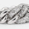 Bague 52 POMELLATO - Bague Catene en or blanc et diamants 58 Facettes