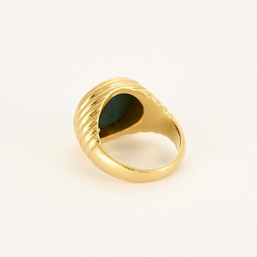 Bague 50,5 BULGARI - MONETE - Rare bague en or jaune et pièce de monnaie antique 58 Facettes 58FC12