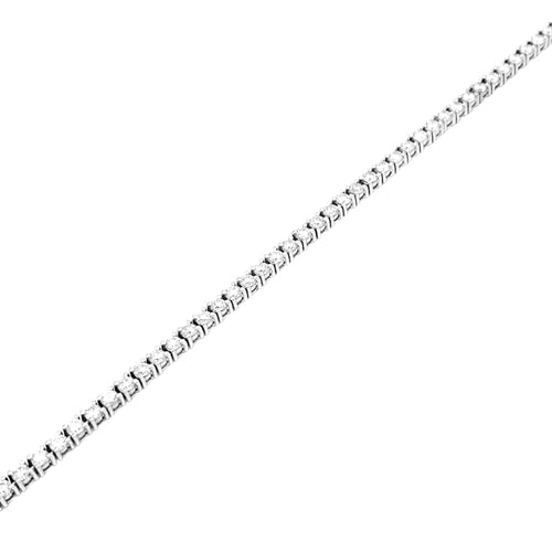 Bracelet Bracelet ligne, or blanc et diamants. 58 Facettes 34819
