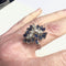 Bague 56.5 Bague rétro Or blanc Diamants Saphirs 58 Facettes Q933A(901)