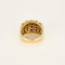 Bague 55 Bague en or jaune et rubis 58 Facettes RAM3261