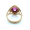 Bague 58 Bague vintage Soviétique Or Jaune Pierre Rose 58 Facettes
