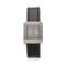 Bracelet Montre Poiray "Ma première" Dame Acier Quartz vers 2015. Bracelet lézard noir . 17 cm. 58 Facettes