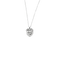 DINH VAN - Double Coeurs - pendentif or blanc et diamants