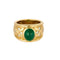 Bague 48 Bague jonc or jaune, émeraude et diamants 58 Facettes CAN11631