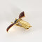 Broche Broche porte bonheur "Coccinelle" en or jaune et émaux 58 Facettes CHS0705