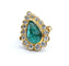 Bague Bague en or jaune avec émeraude 58 Facettes