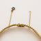 Collier Collier négligé en or jaune et or blanc, diamants 58 Facettes SQU3784