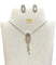 Boucles d'oreilles Parure collier et boucles d’oreilles or blanc et diamants 58 Facettes