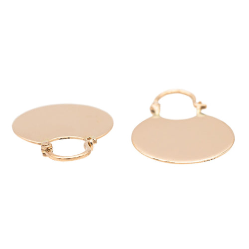 Boucles d'oreilles Ginette NY Boucles d'oreilles Donuts Hoops Or rose 58 Facettes 2678586CN