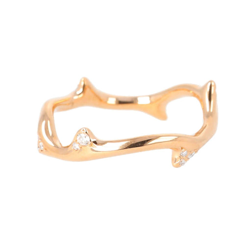 Bague DIOR - BAGUE BOIS DE ROSE DIAMANTS OR ROSE 58 Facettes 3934