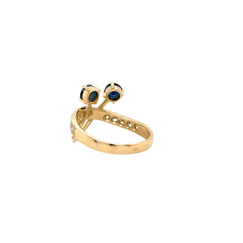 Bague 62 Bague Or Jaune - Saphirs et Diamants 58 Facettes 1.0000247/2