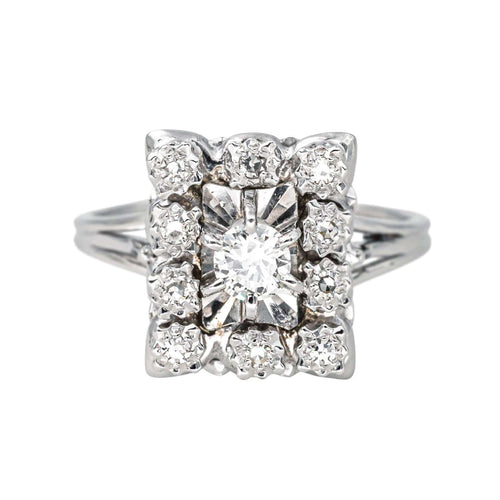 Bague 51 Bague Or blanc Diamant 58 Facettes 4555441CN