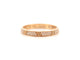 Bague 53 bague CARTIER love pm crb4218000 pavee diamant 0.19ct t53 or 18k 58 Facettes 270290