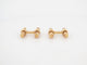 Boutons de manchette boutons de manchettes BOUCHERON en or 19 batonnets faisceaux 58 Facettes 260635