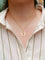 Pendentif Pendentif Art Deco losange or diamant 0,3 ct 58 Facettes J282
