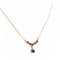 Collier Collier Or jaune Rubis 58 Facettes 1655385CN