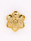 Broche Broche ancienne or jaune email noir diamant taille ancienne 58 Facettes J611