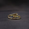 Bague Bague trilogie de diamants  sertie sur or jaune 58 Facettes