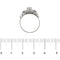 Bague 53 Bague avec saphirs et diamants 58 Facettes 30533
