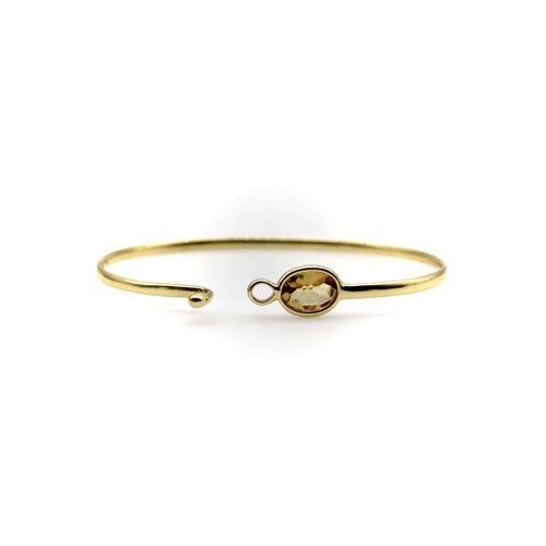 Bracelet Bracelet Georg Jensen en or 18 carats Savannah Citrine 58 Facettes A20036