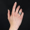Bague 53 Bague style Art déco aigue-marine diamants saphirs 58 Facettes 24-113