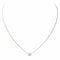 Collier Tiffany & Co Collier Solitaire Platine Diamant 58 Facettes 3648181RV