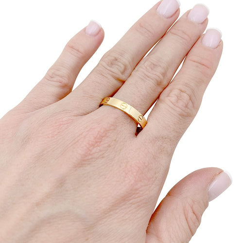Bague 65 Bague Cartier "Love" or jaune. 58 Facettes 33958