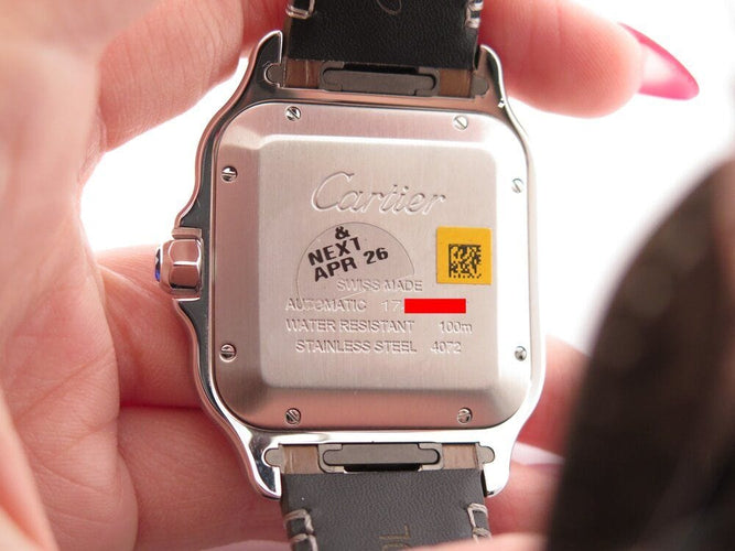 Montre montre CARTIER santos gm 47 mm automatique  acier 58 Facettes 263694