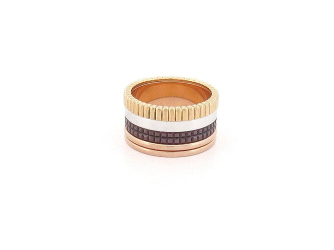 Bague 55 bague BOUCHERON quatre classique large or 58 Facettes 261796