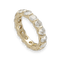 Bague 50 Alliance en or jaune diamants 58 Facettes