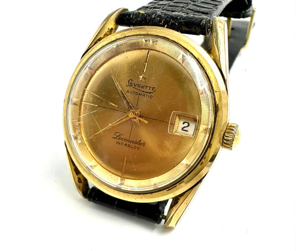 Montre Levrette Levmaster automatique années 1960 58 Facettes
