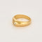Bague 59 Bague jonc or jaune et diamants 58 Facettes SNA1366