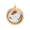 Pendentif Pendentif ancien en cristal d'Essex représentant un renard errant et or jaune 58 Facettes G14196