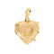 Pendentif Pendentif porte-photo en forme de cœur ouvrable 58 Facettes 36821
