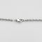 Collier Collier or blanc et pendentif saphir et diamants 58 Facettes MON07012