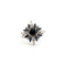 Bague 55 Franklin Mint pour Faberge Bague Diamants & Saphirs 58 Facettes