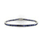 Bracelet Bracelet classique Art Déco en platine et saphir 58 Facettes A20020