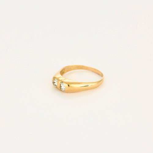 Bague 56 Bague Noeud Toi & Moi or jaune, diamants 58 Facettes