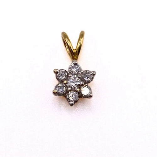 Collier Pendentif Entourage Or & Diamants 58 Facettes