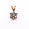 Collier Pendentif Entourage Or & Diamants 58 Facettes