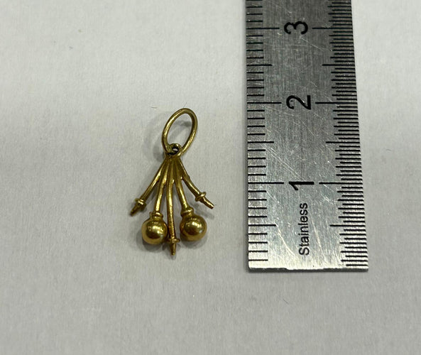 Pendentif Pendentif Main or jaune 58 Facettes LP270/3
