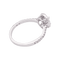 54 Bague solitaire or blanc, diamant 0,73 carat. 58 Facettes 34198