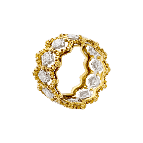 Bague 53 Bague Buccellati "Eternelle Band" or, diamants. 58 Facettes 34334