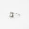 Bague vintage, diamants, or gris